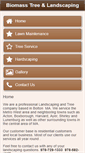 Mobile Screenshot of biomasslandscaping.com