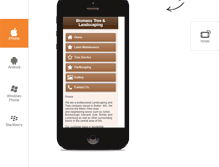 Tablet Screenshot of biomasslandscaping.com